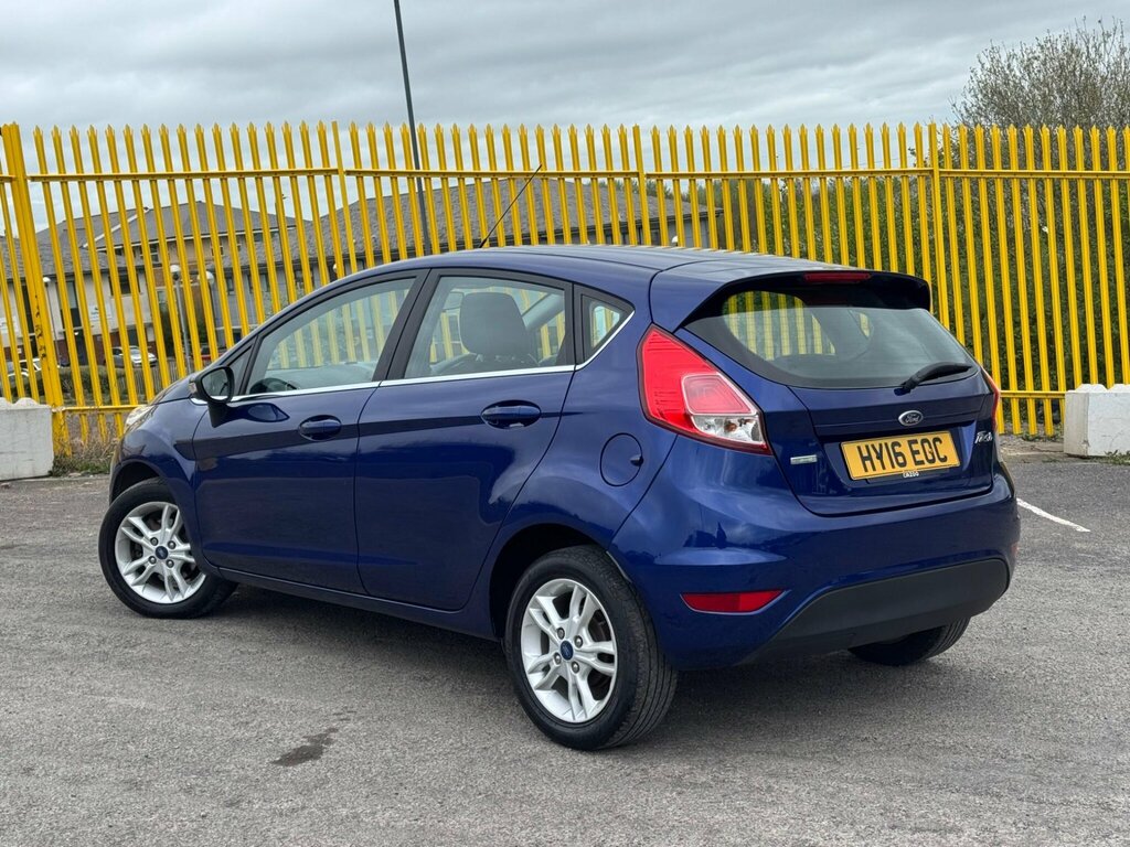 Ford Fiesta 1.0T Ecoboost Zetec Euro 6 Ss HY16EOC Blue #2