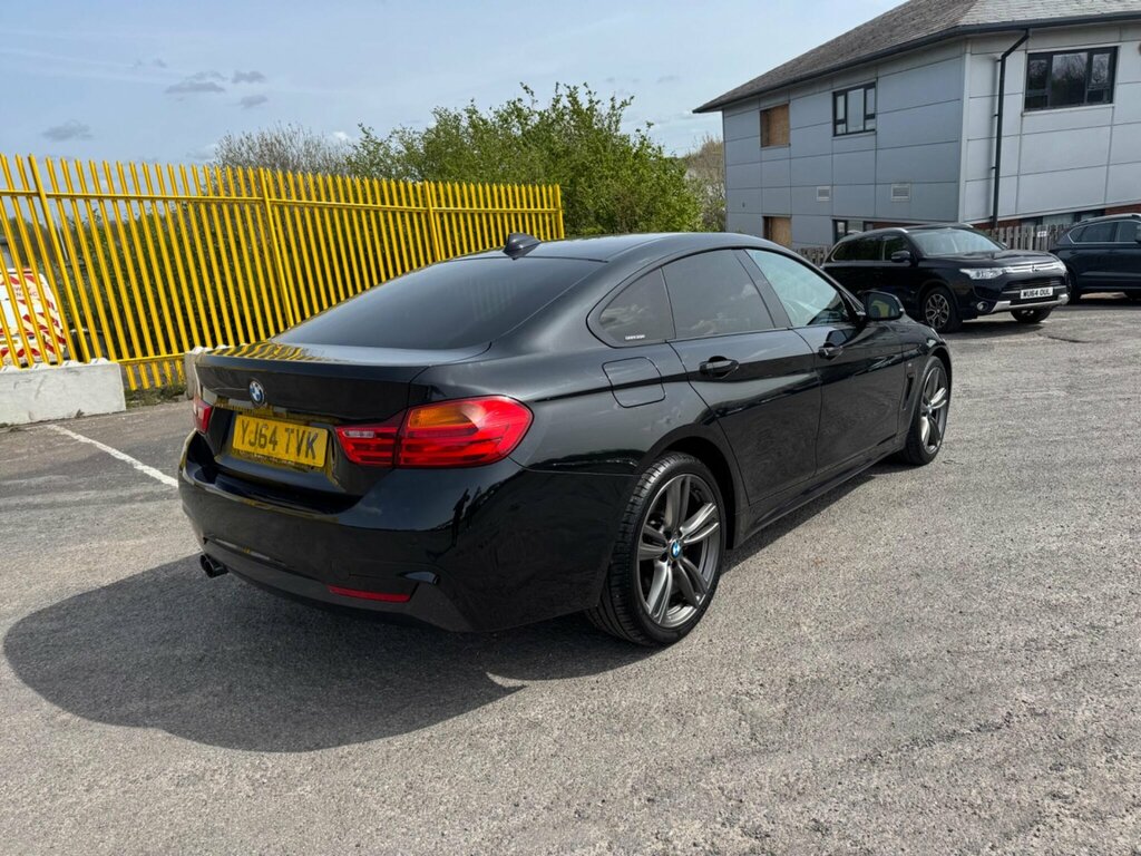 BMW 4 Series Gran Coupe 3.0 430D M Sport Xdrive Euro 6 Ss YJ64TVK Black #4