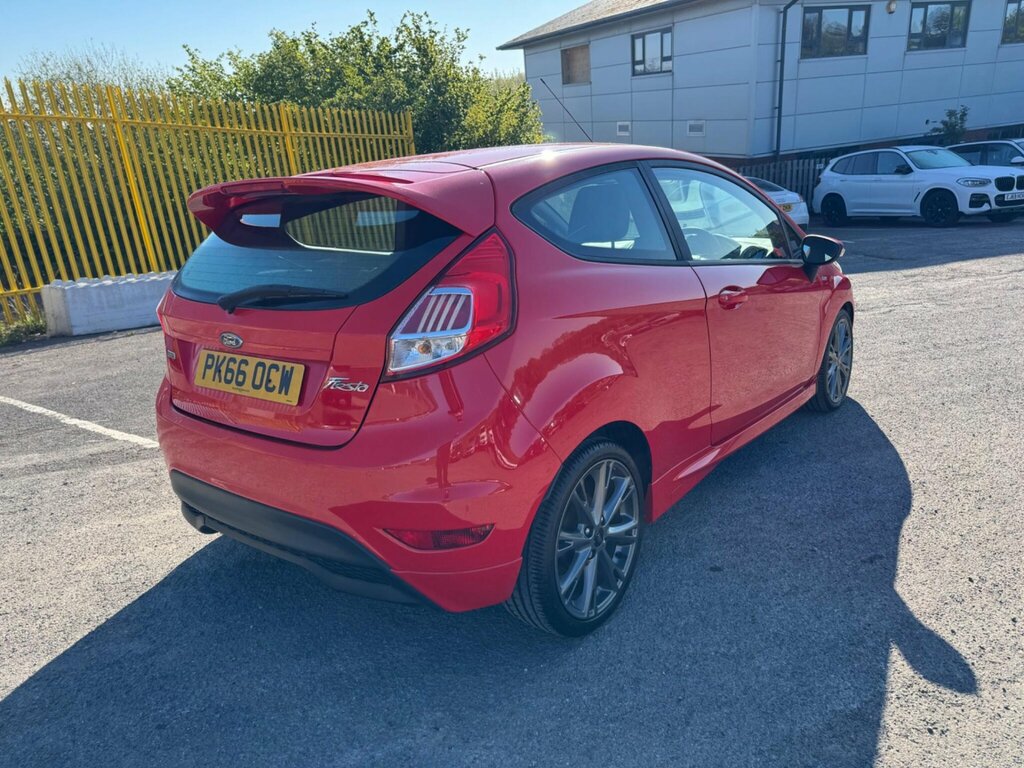 Ford Fiesta 1.0T Ecoboost St-line Euro 6 Ss PK66OCW Red #6