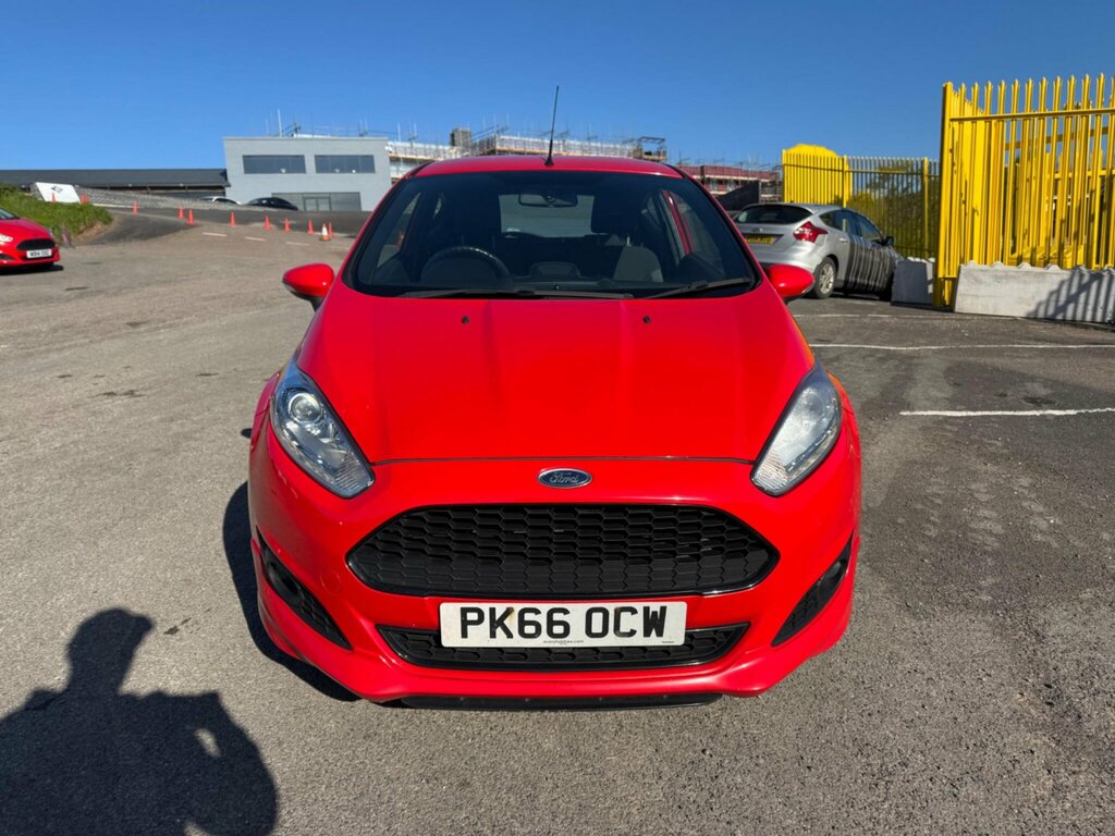 Ford Fiesta 1.0T Ecoboost St-line Euro 6 Ss PK66OCW Red #3
