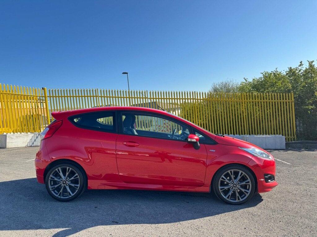 Ford Fiesta 1.0T Ecoboost St-line Euro 6 Ss PK66OCW Red #5