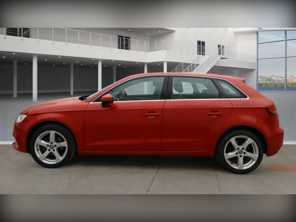 Audi A3 2.0 Tdi Sport Sportback Euro 6 Ss NJ66VJO Red #3