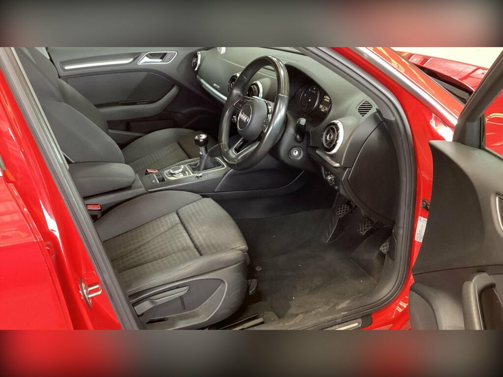Audi A3 2.0 Tdi Sport Sportback Euro 6 Ss NJ66VJO Red #4
