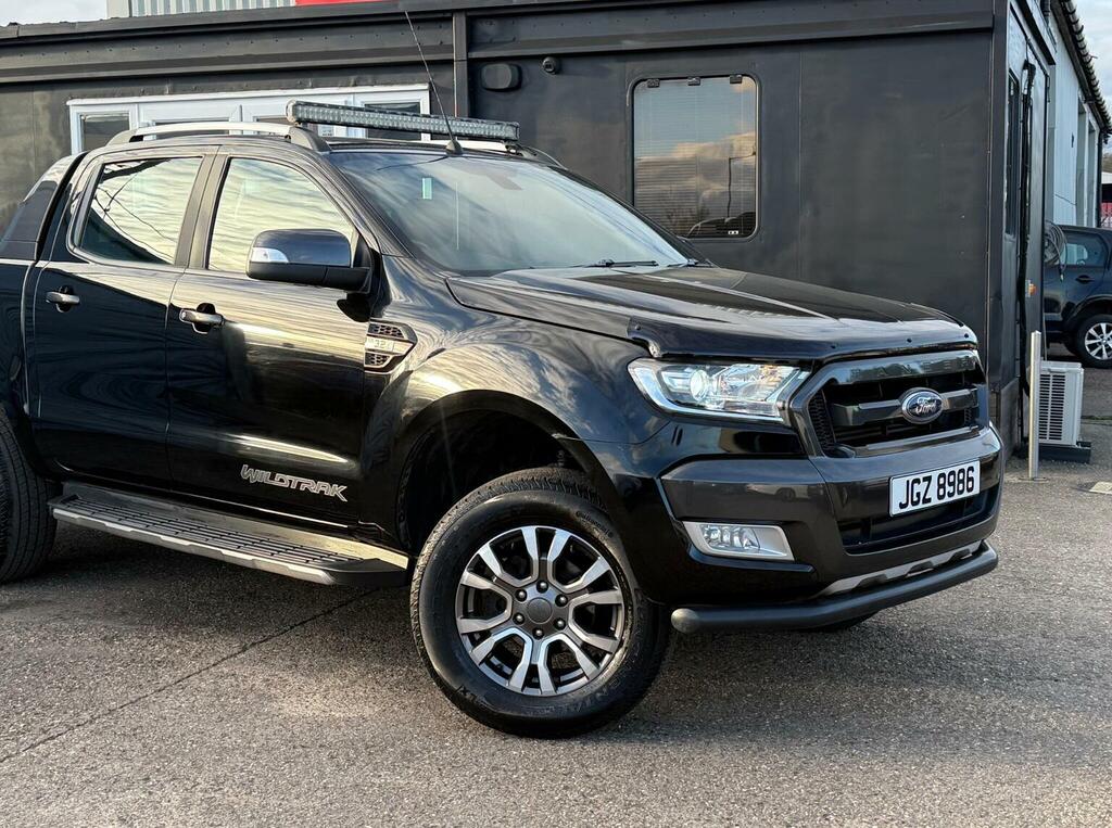 Ford Ranger Pickup 3.2 Tdci Wildtrak 4Wd Euro 6 Ss JGZ8986 Black #3