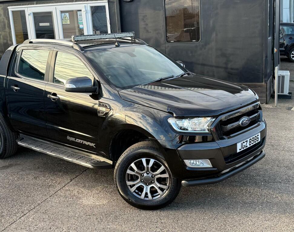 Ford Ranger Pickup 3.2 Tdci Wildtrak 4Wd Euro 6 Ss JGZ8986 Black #2