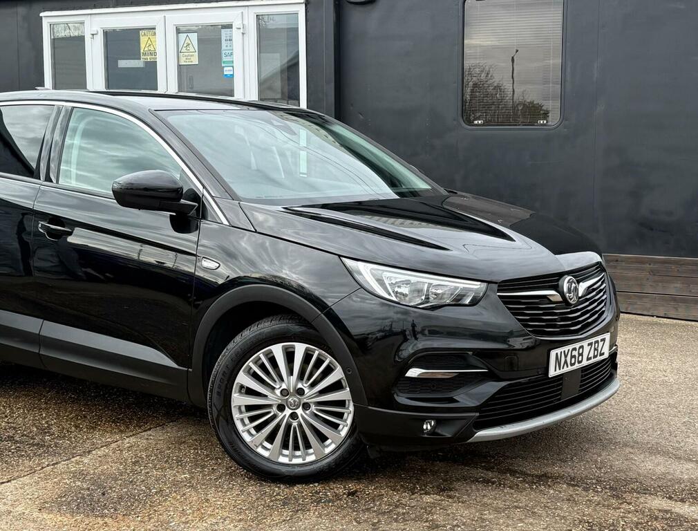 Vauxhall Grandland X Suv 1.6 Turbo D Blueinjection Sport Nav Euro NX68ZBZ Black #4
