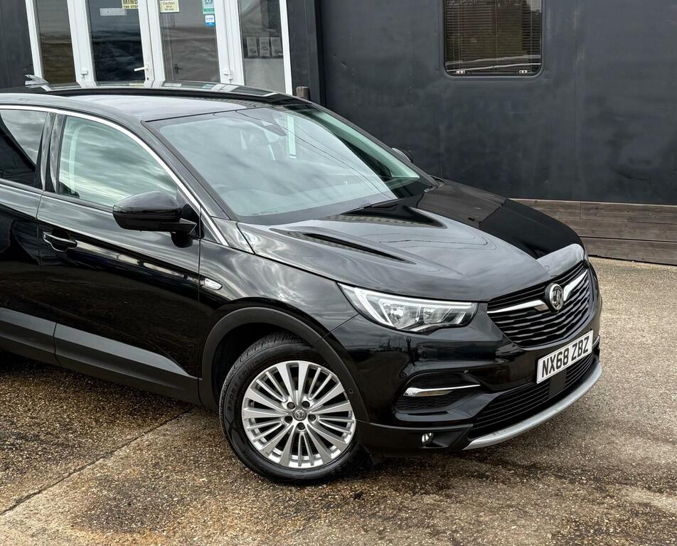 Vauxhall Grandland X Suv 1.6 Turbo D Blueinjection Sport Nav Euro NX68ZBZ Black #3