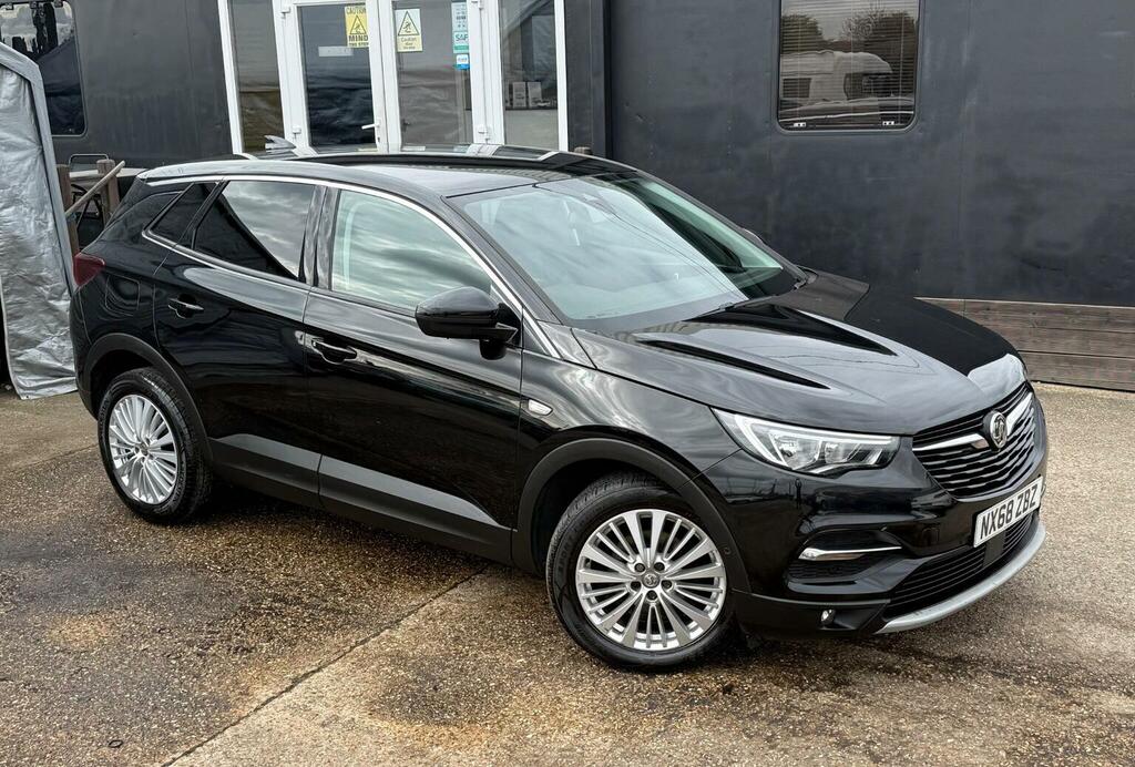 Vauxhall Grandland X Suv 1.6 Turbo D Blueinjection Sport Nav Euro NX68ZBZ Black #2