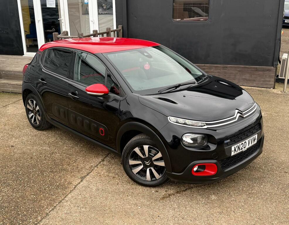 Citroen C3 Hatchback 1.2 Puretech Flair Plus Euro 6 Ss KN20VVM Black #2