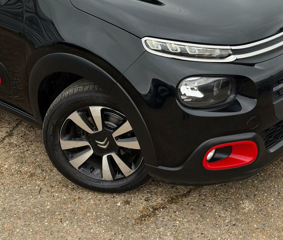 Citroen C3 Hatchback 1.2 Puretech Flair Plus Euro 6 Ss KN20VVM Black #6