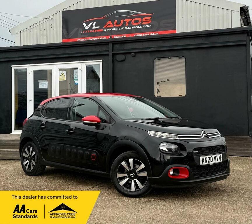 Citroen C3 Hatchback 1.2 Puretech Flair Plus Euro 6 Ss Black