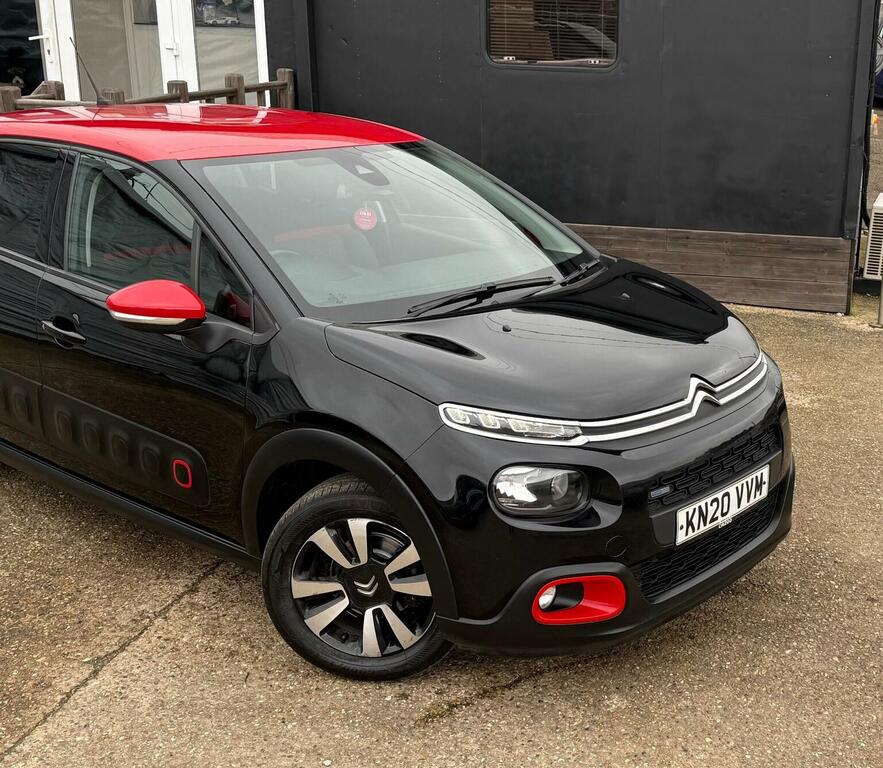 Citroen C3 Hatchback 1.2 Puretech Flair Plus Euro 6 Ss KN20VVM Black #3