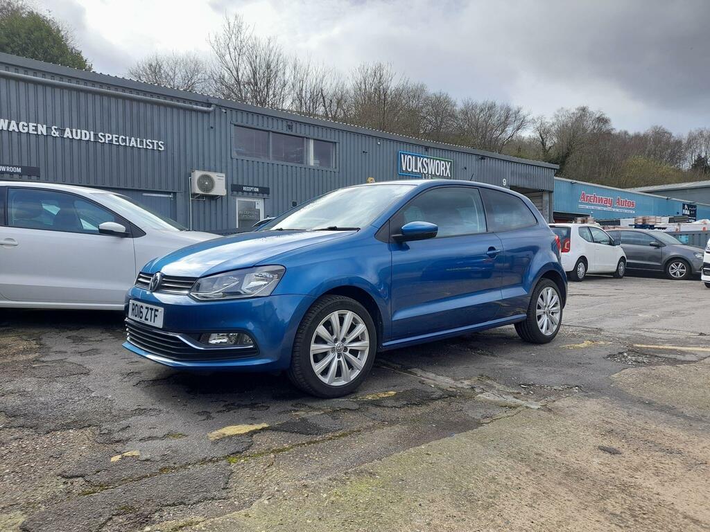 Volkswagen Polo 1.2 Tsi Bluemotion Tech Match Euro 6 Ss RO16ZTF Blue #3