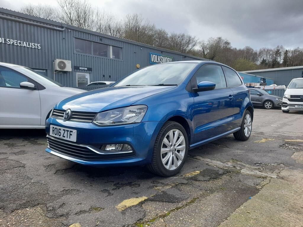 Volkswagen Polo 1.2 Tsi Bluemotion Tech Match Euro 6 Ss RO16ZTF Blue #4