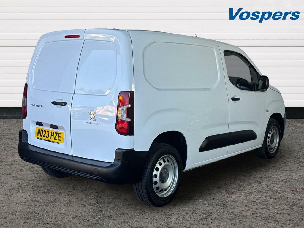 Peugeot Partner 1000 1.5 Bluehdi 100 Professional Premium Van WO23HZE White #3