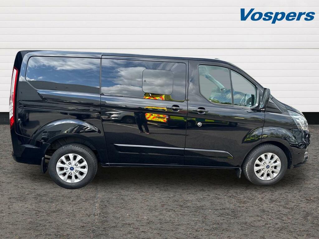 Ford Transit Custom 2.0 Ecoblue 130Ps Low Roof Dcab Limited Van HG23LSC Black #2