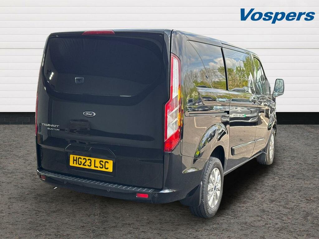 Ford Transit Custom 2.0 Ecoblue 130Ps Low Roof Dcab Limited Van HG23LSC Black #3