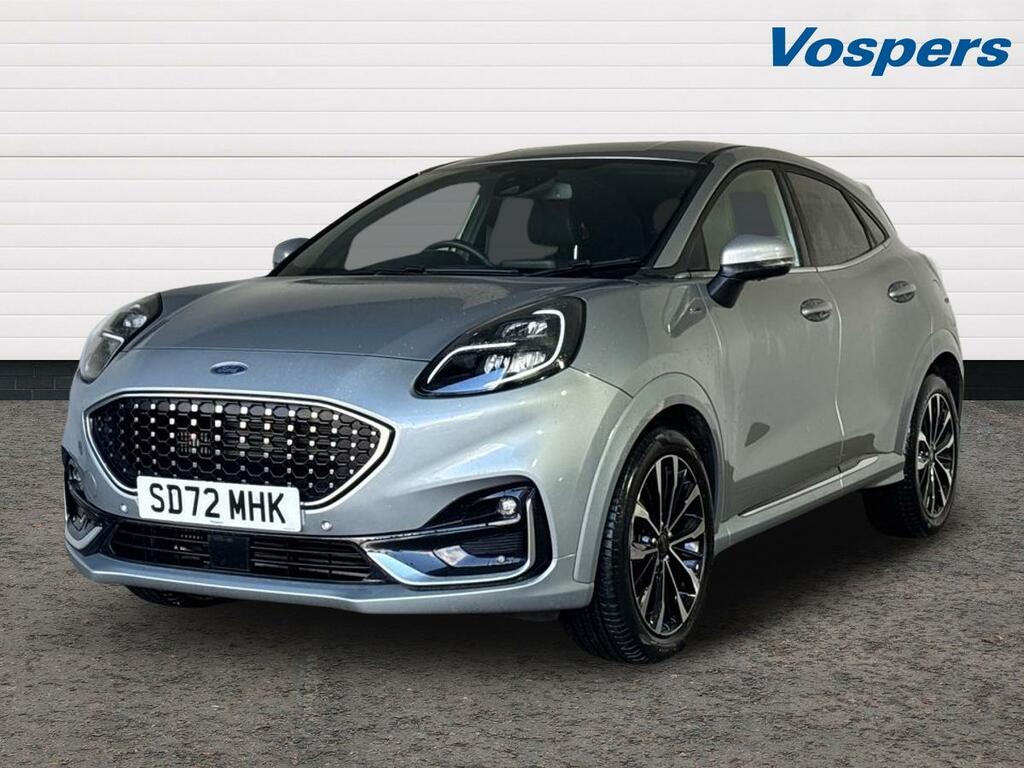 Ford Puma 1.0 Ecoboost Hybrid Mhev 155 St-line Vignale SD72MHK Silver #3