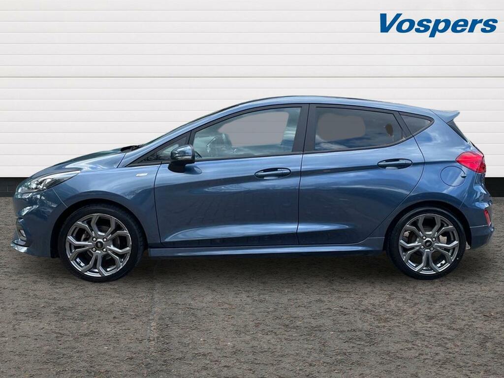 Ford Fiesta 1.0 Ecoboost Hybrid Mhev 125 St-line Edition WF71EHW Blue #4