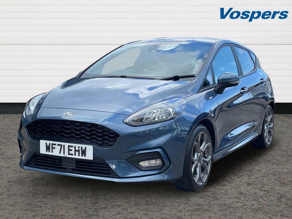 Ford Fiesta 1.0 Ecoboost Hybrid Mhev 125 St-line Edition WF71EHW Blue #3