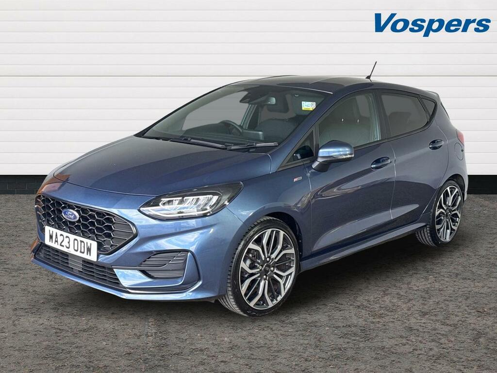 Ford Fiesta 1.0 Ecoboost St-line X WA23ODW Blue #3