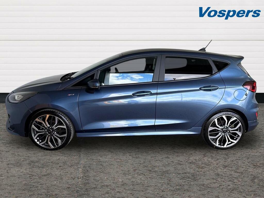 Ford Fiesta 1.0 Ecoboost St-line X WA23ODW Blue #4