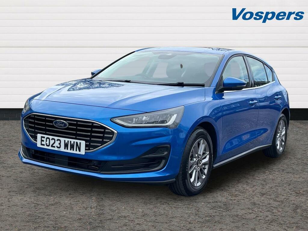 Ford Focus 1.0 Ecoboost Hybrid Mhev 155 Titanium EO23WWN Blue #3