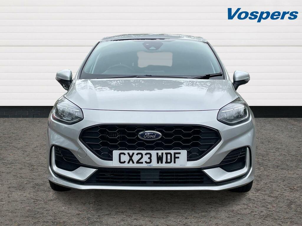 Ford Fiesta 1.0 Ecoboost St-line CX23WDF Silver #2