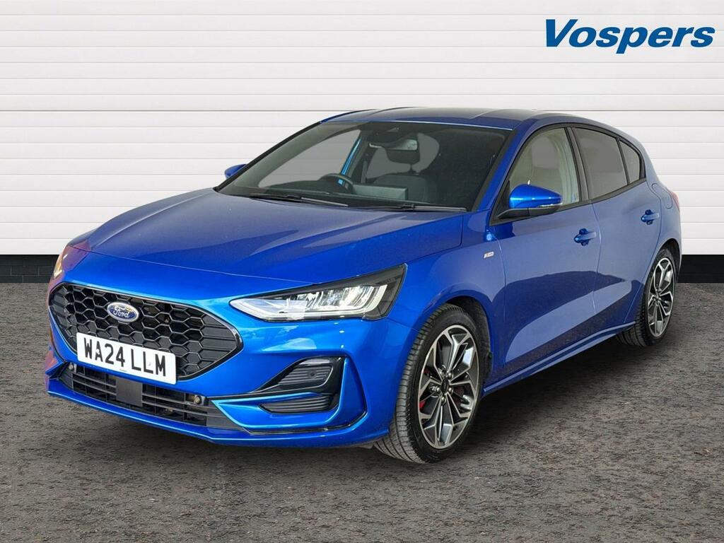 Ford Focus 1.0 Ecoboost Hybrid Mhev 155 St-line X WA24LLM Blue #3