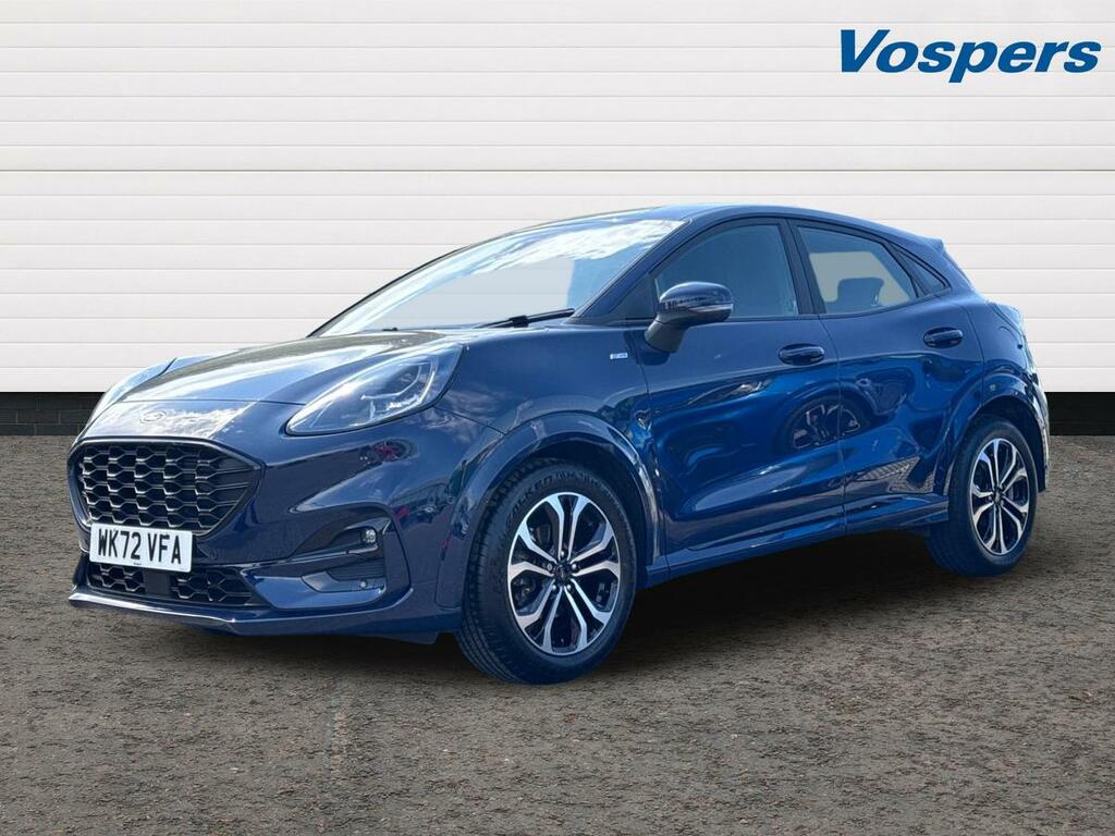 Ford Puma 1.0 Ecoboost Hybrid Mhev St-line WK72VFA Blue #3