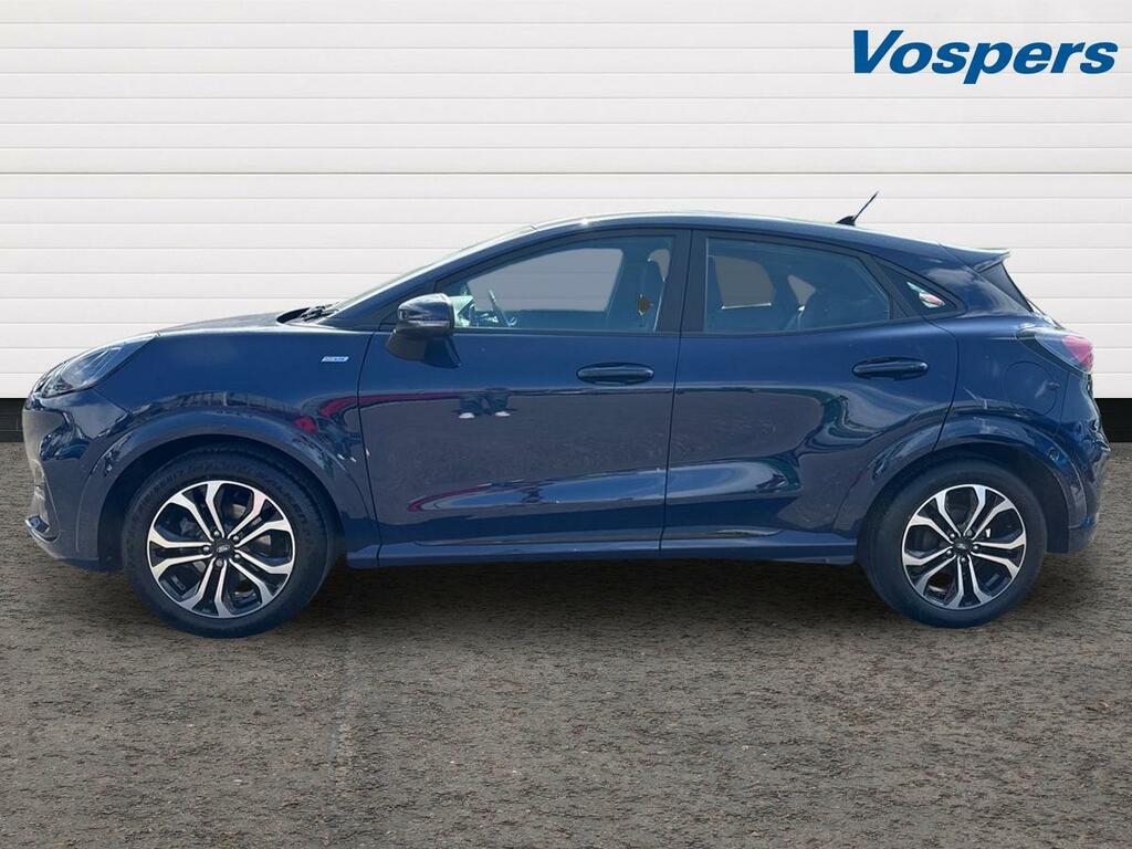 Ford Puma 1.0 Ecoboost Hybrid Mhev St-line WK72VFA Blue #4