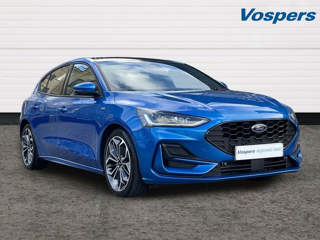 Ford Focus 1.0 Ecoboost Hybrid Mhev 155 St-line X Blue