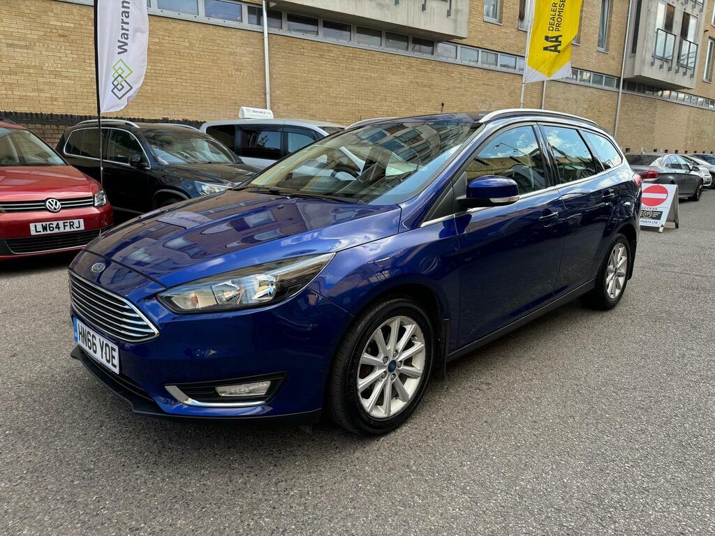 Ford Focus 1.0T Ecoboost Titanium Euro 6 S S HN66YOE Blue #6