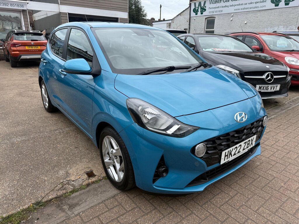 Hyundai I10 1.2 Se Connect Hatchback Euro 6 S HK22ZBX Blue #3