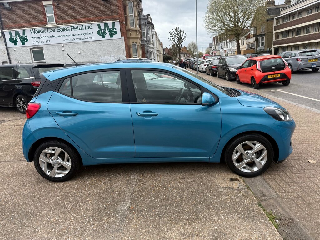 Hyundai I10 1.2 Se Connect Hatchback Euro 6 S HK22ZBX Blue #4