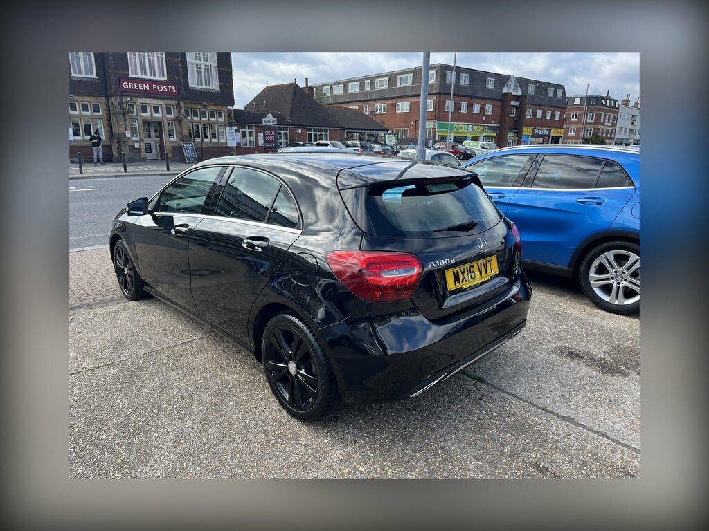 Mercedes-Benz A Class A180d Sport MX16VVT Black #4
