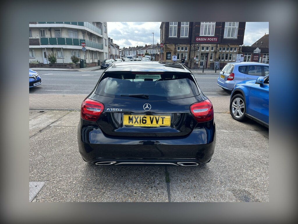 Mercedes-Benz A Class A180d Sport MX16VVT Black #3