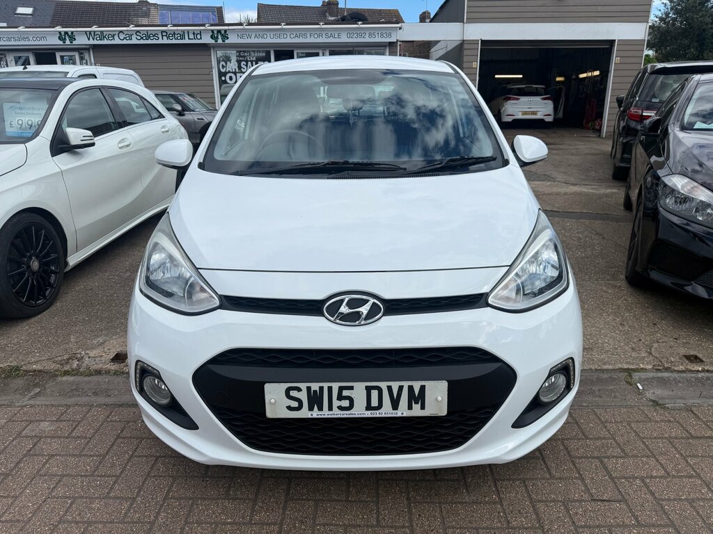 Hyundai I10 1.0 Premium Hatchback Euro 5 66 SW15DVM White #2