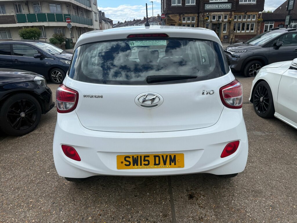 Hyundai I10 1.0 Premium Hatchback Euro 5 66 SW15DVM White #5