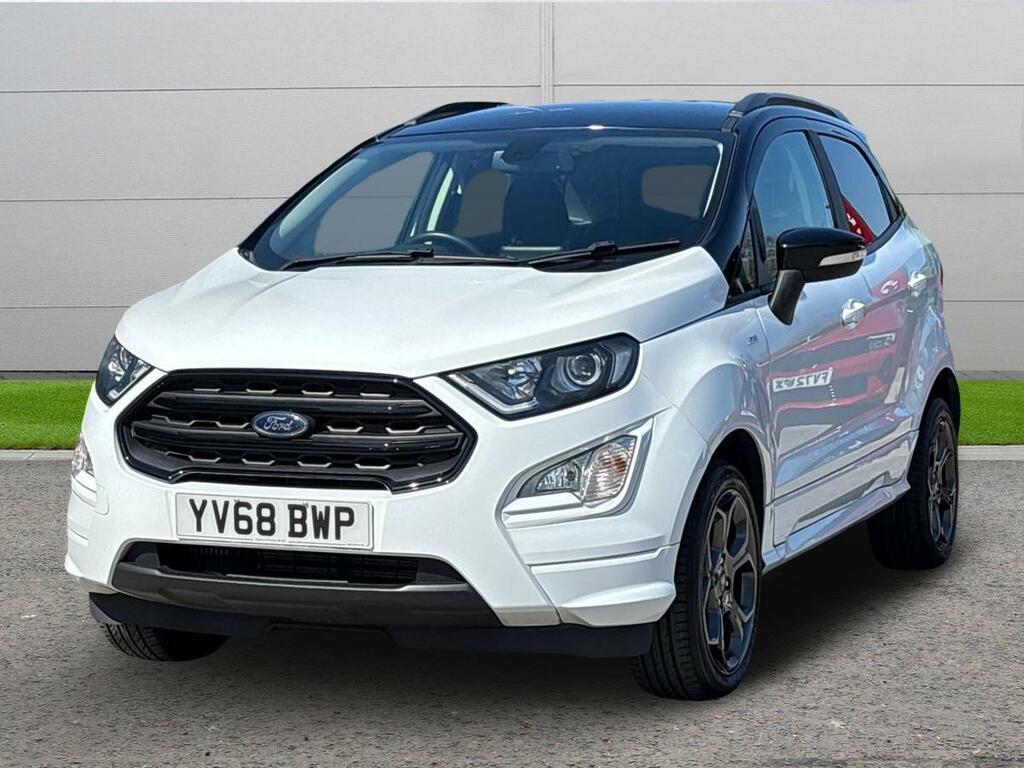 Ford Ecosport 1.0T Ecoboost St-line Euro 6 Ss YV68BWP White #3