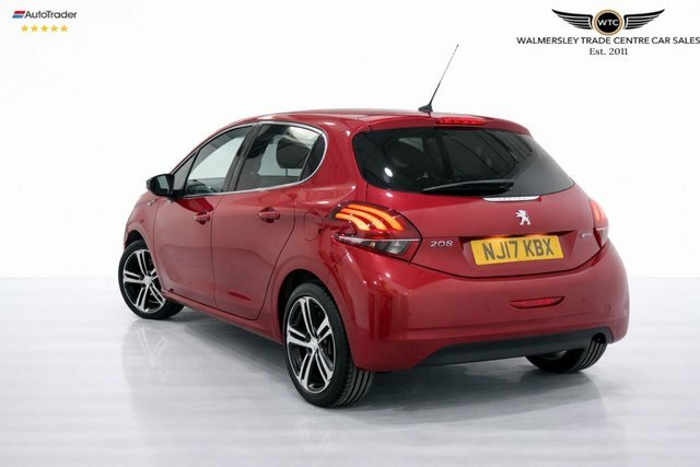 Peugeot 208 Bluehdi Gt Line Hatchback NJ17KBX Red #4