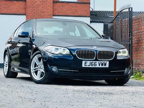 BMW 5 Series 2.0 520D M Sport Euro 6 Ss EJ66VWW Black #4
