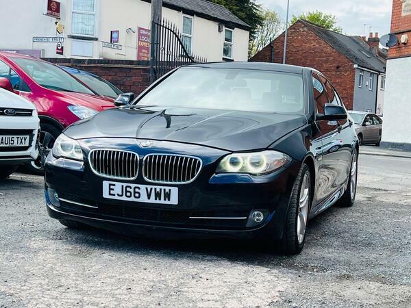 BMW 5 Series 2.0 520D M Sport Euro 6 Ss EJ66VWW Black #2