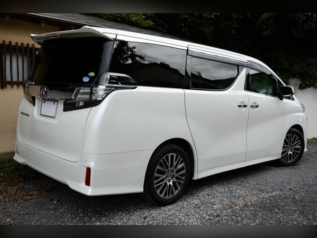 Toyota Vellfire 3.5 V6 Engine White #7