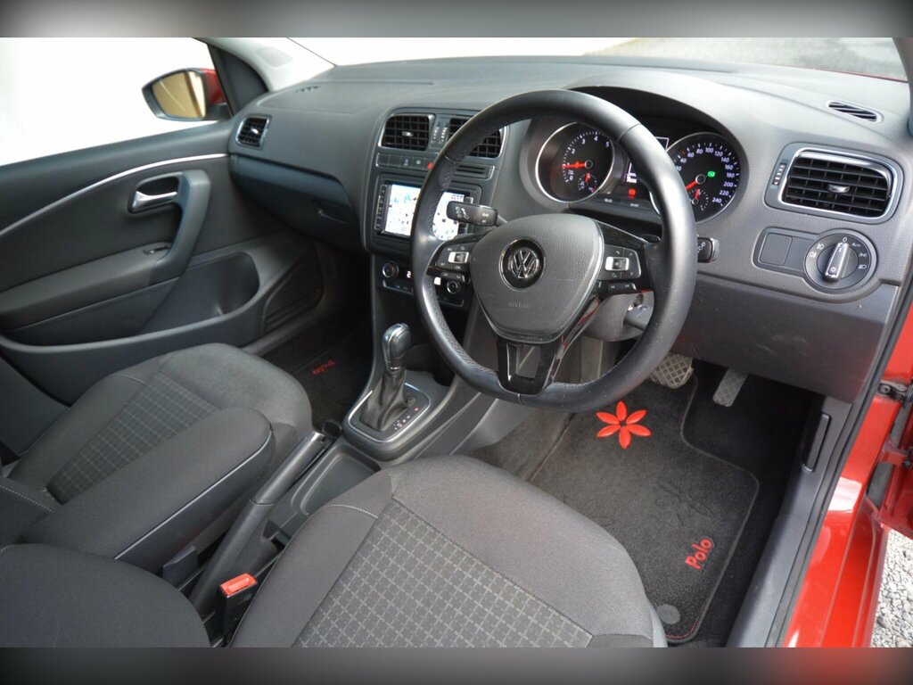 Volkswagen Polo 1.2 Comfort Line-speed Adaptive Cruise KF65VDE Red #2