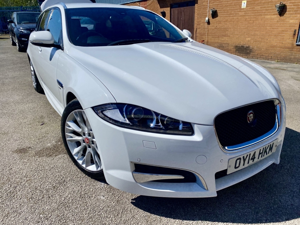 Jaguar XF 2.2 D R-sport Sportbrake OY14HKM White #2