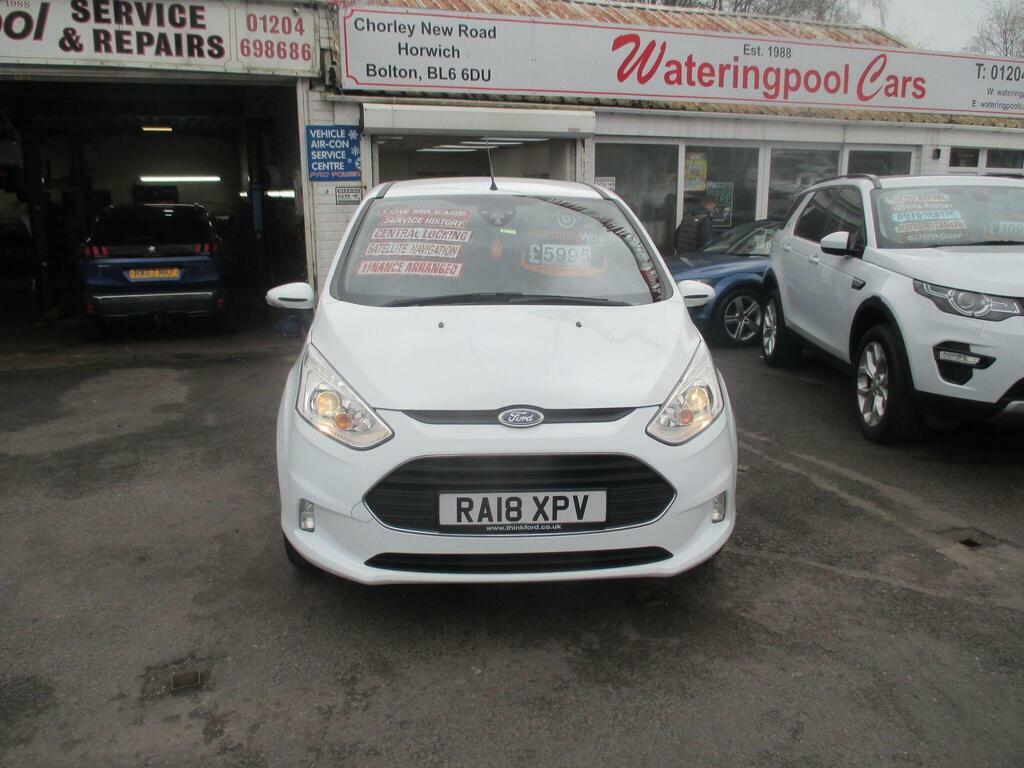 Ford B-Max 1.0T Ecoboost Zetec Navigator Euro 6 S S RA18XPV White #4