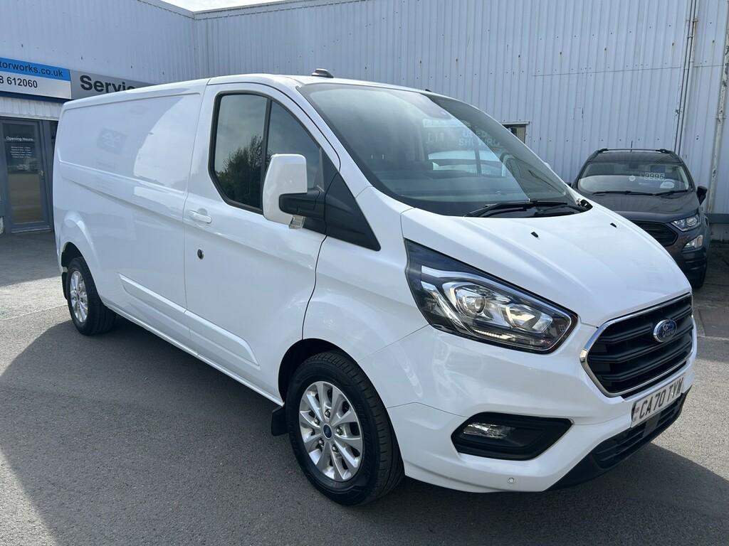 Ford Transit Custom Panel Van Limited Lwb Van 320 L2 H1 2.0L Ecoblue 1 CA70TYW White #5