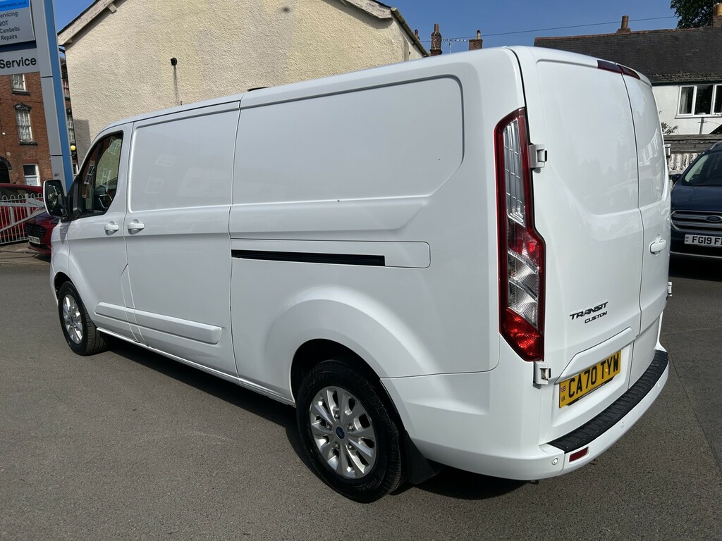 Ford Transit Custom Panel Van Limited Lwb Van 320 L2 H1 2.0L Ecoblue 1 CA70TYW White #2