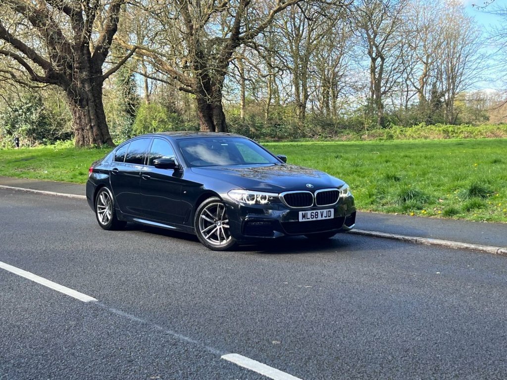 BMW 5 Series 2L M Sport ML68VJD Black #4
